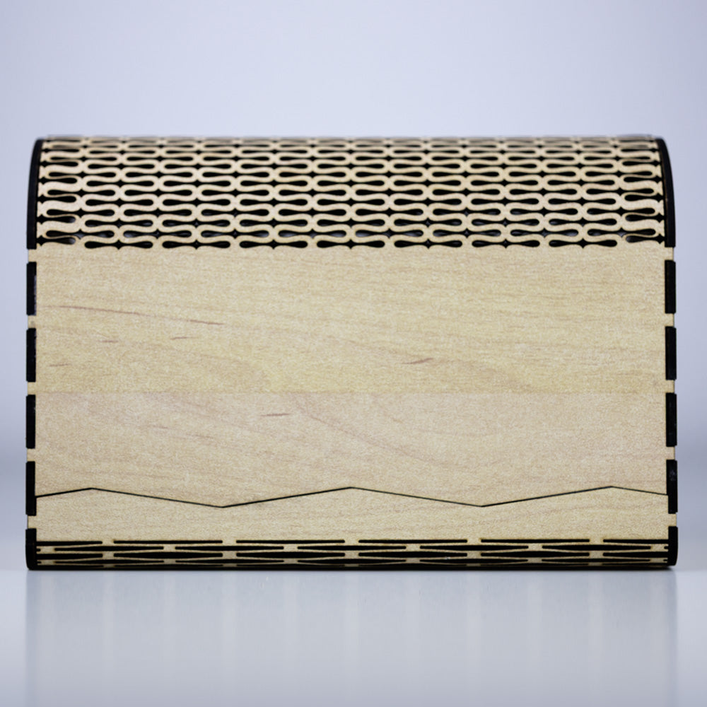 Holz Handtasche "Élégance Sauvage"