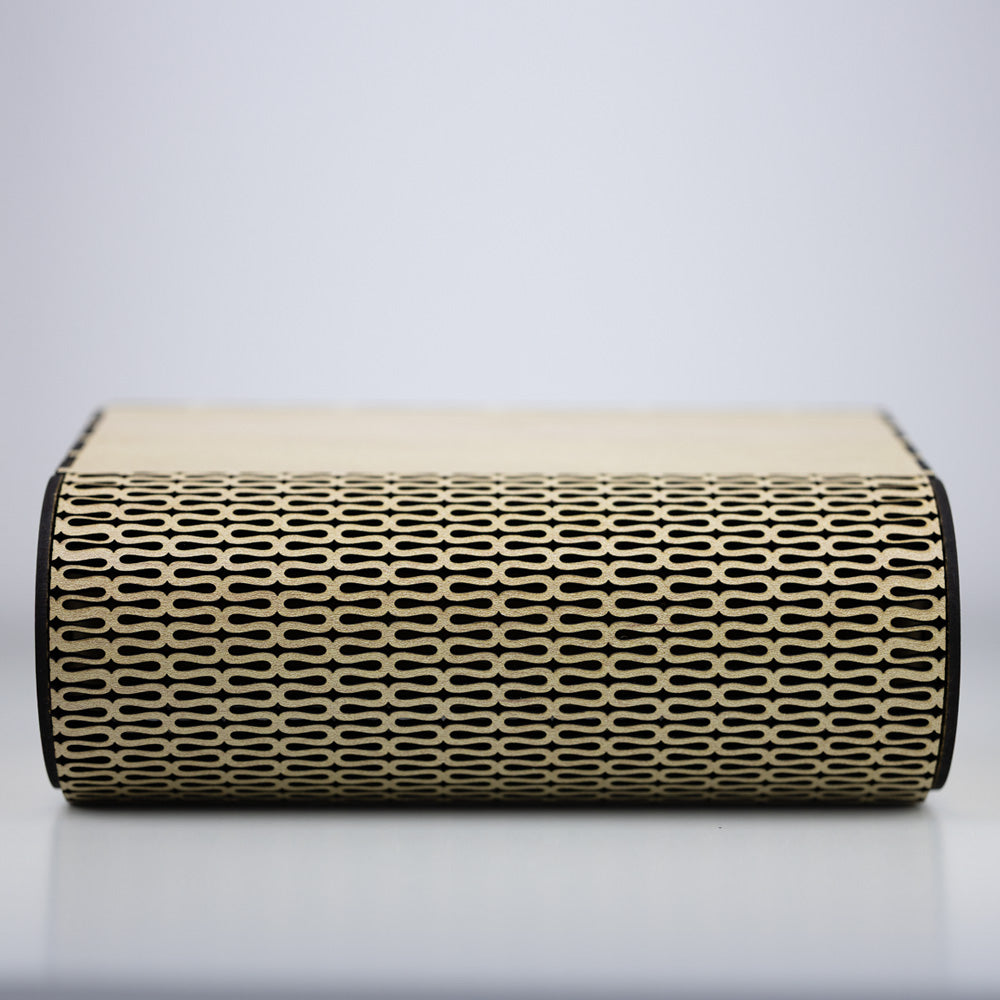 Holz Handtasche "Élégance Sauvage"