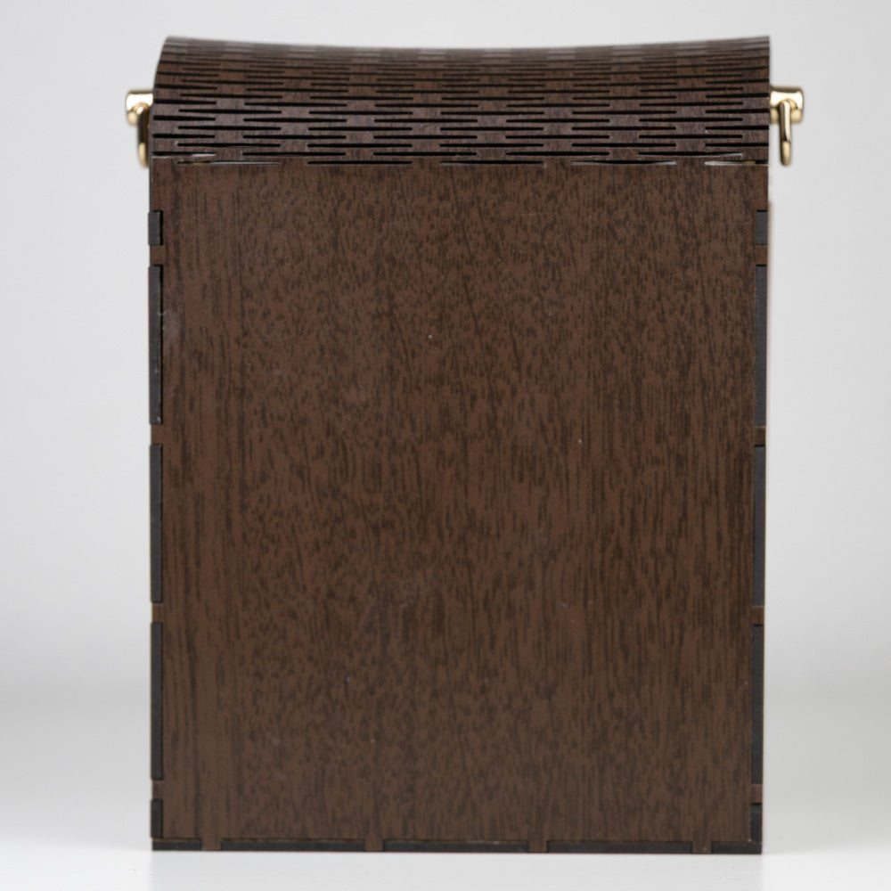 Holz Handtasche aus Wengeholz – Ein schlichtes Meisterwerk