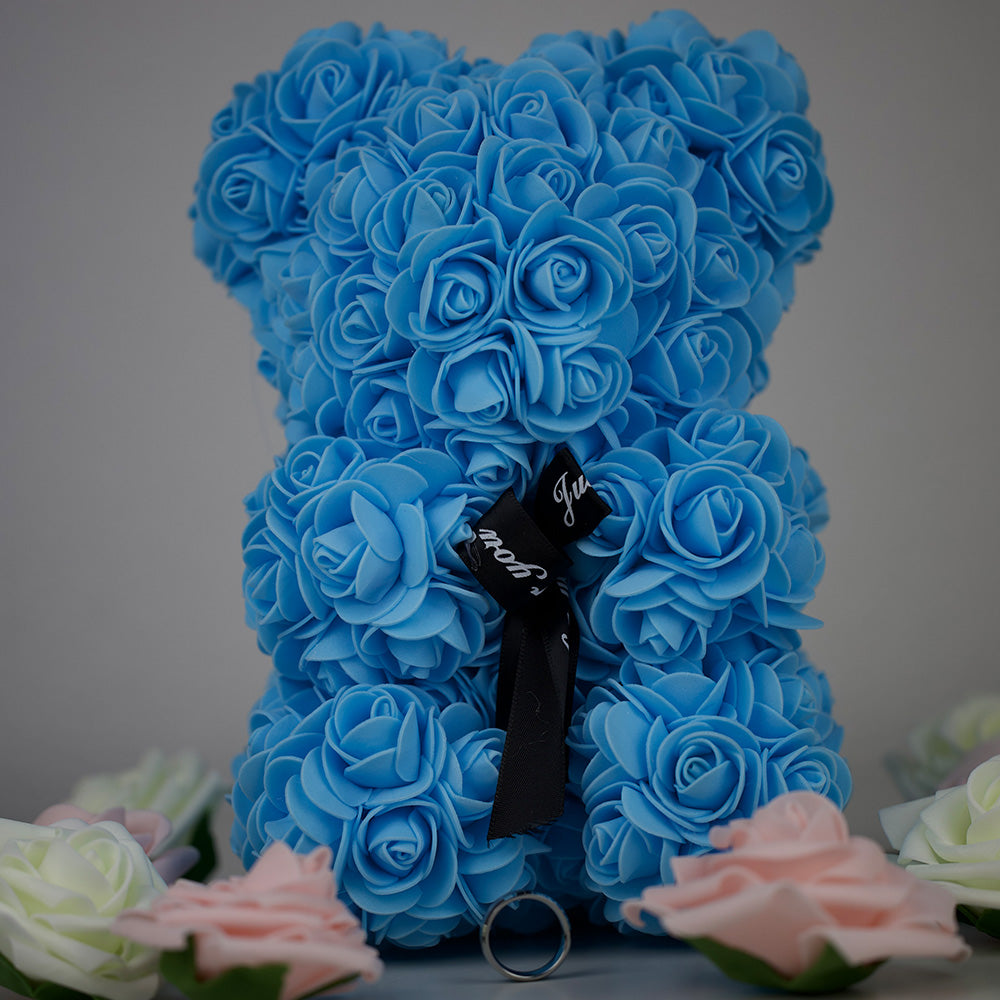 Rosen Teddy -Blau