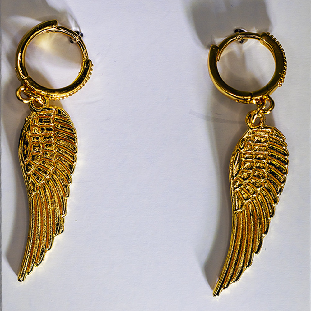 Golden Wing Creoles - Ohrringe