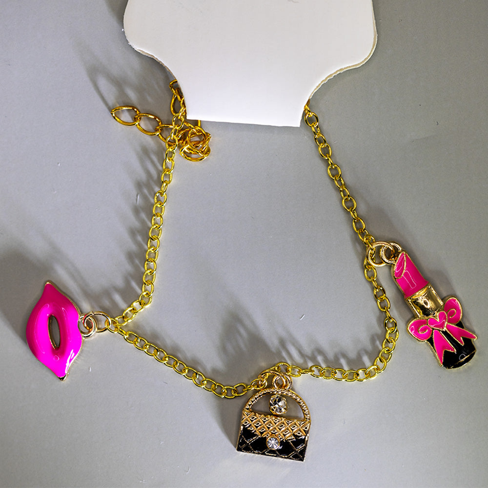 Lipstick Charm Bracelet - Armband