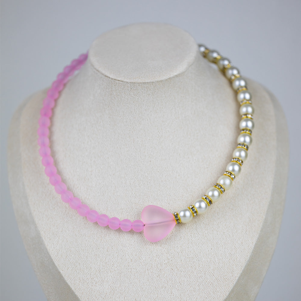 Roségold Love - Perlenkette