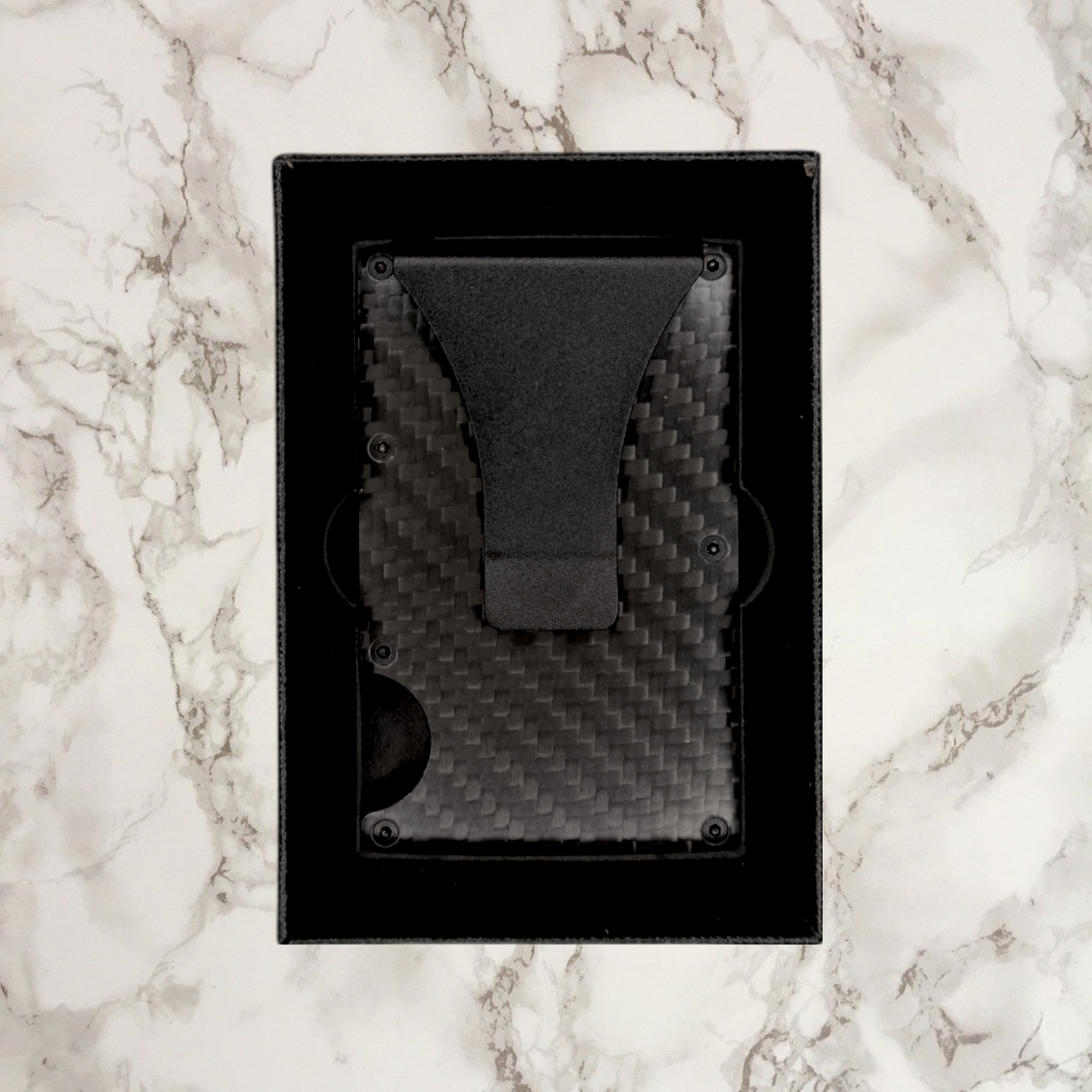 Kartenhalter Carbon style