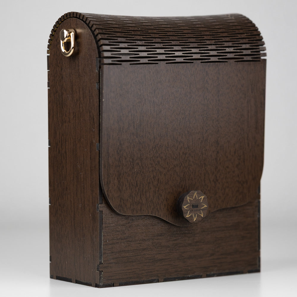 Holz Handtasche aus Wengeholz – Ein schlichtes Meisterwerk
