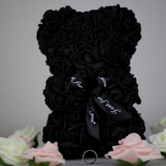 Rosen Teddy -Schwarz