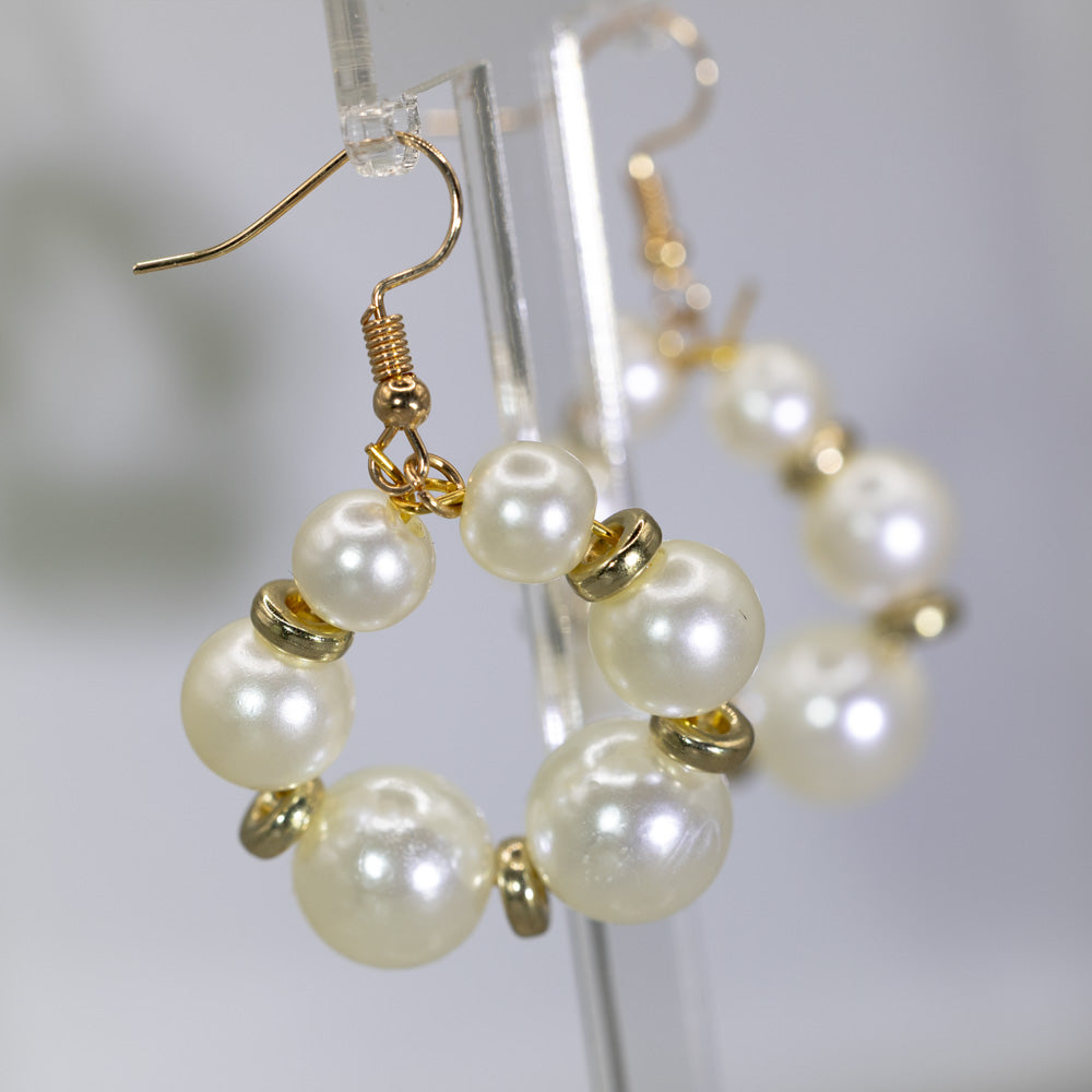 Pure Pearl Hoops – Creolen
