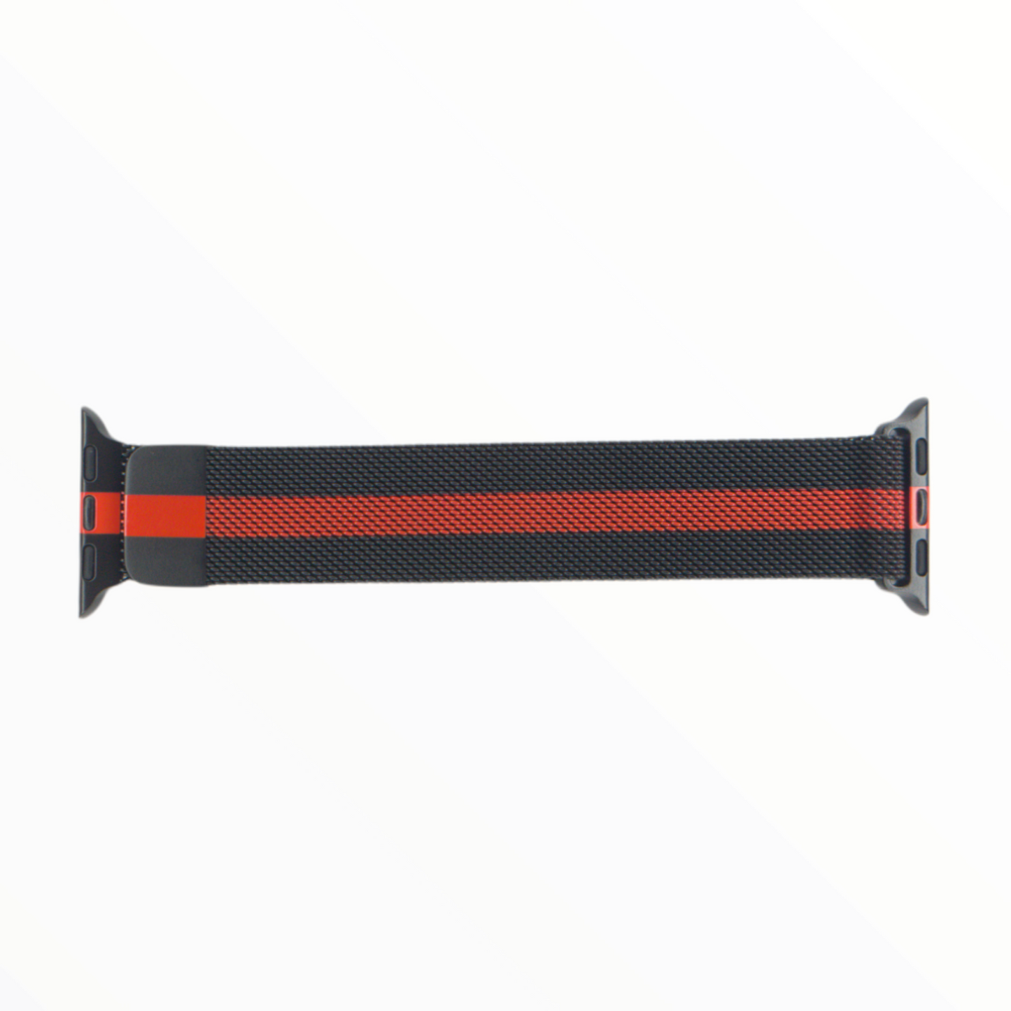 Milanaise Band Schwarz Rot