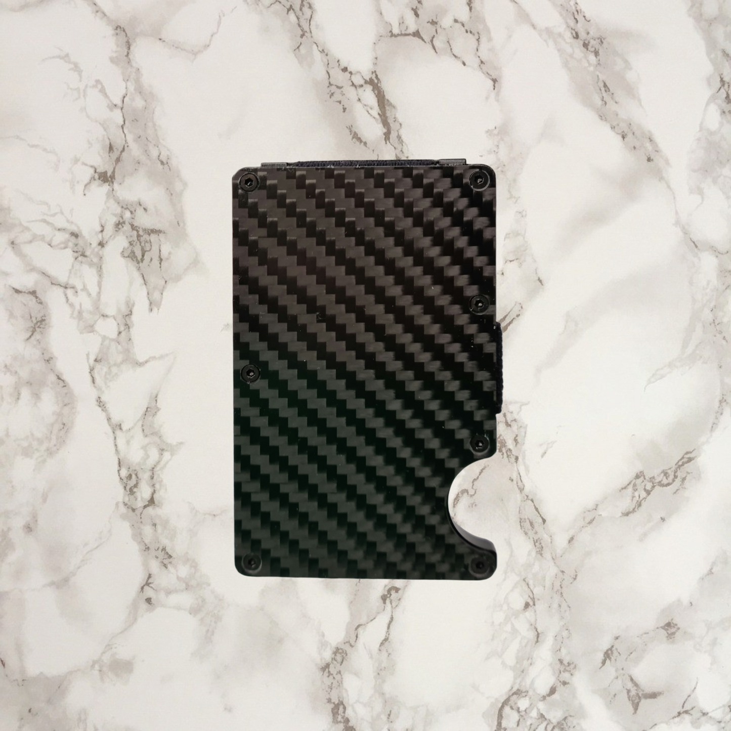 Kartenhalter Carbon style